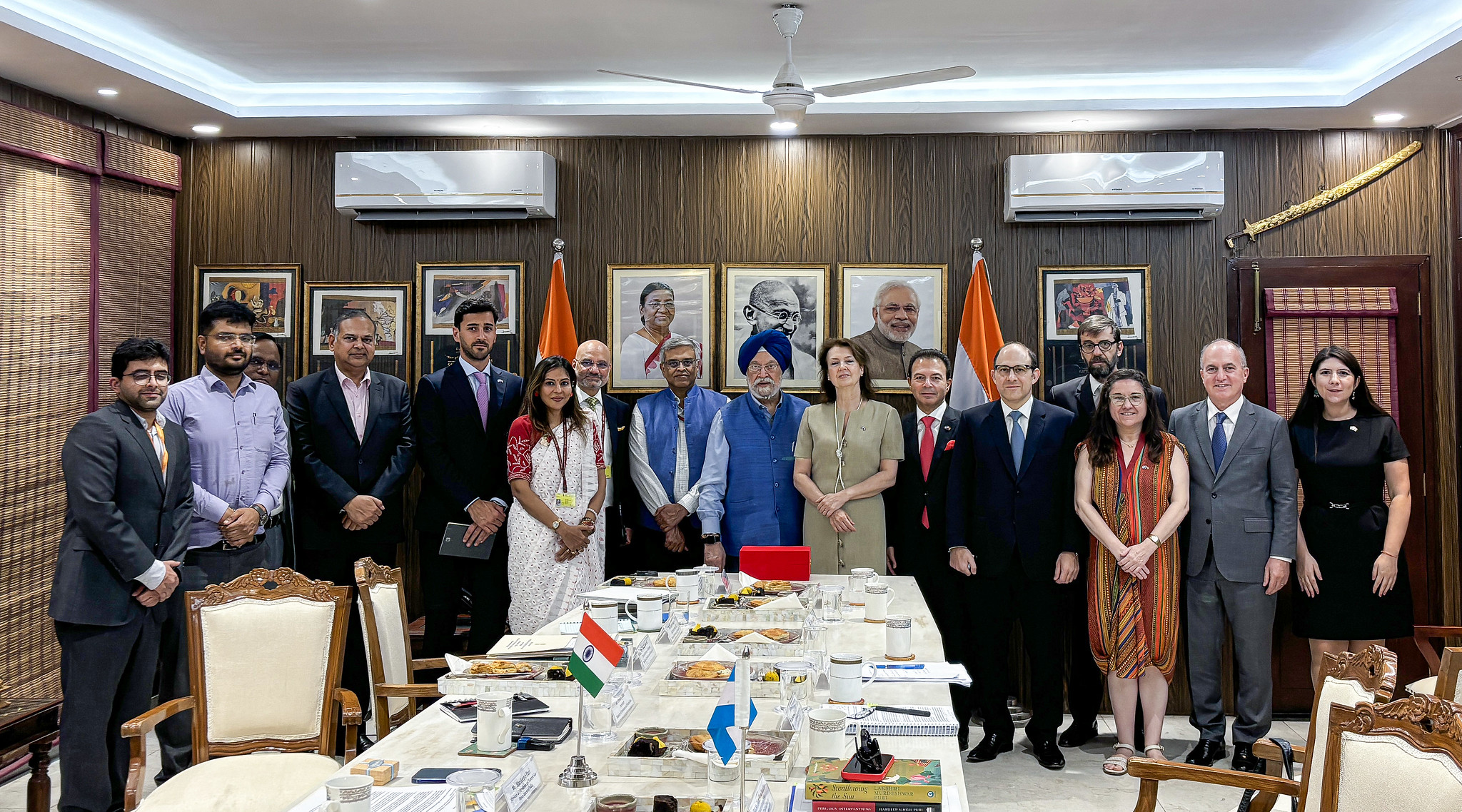 Ms. Diana Mondino, Minister of Foreign Affairs of Argentina met Mr. Hardeep Singh Puri, Minister of Petroleum and Natural Gas of India on 07 October 2024 